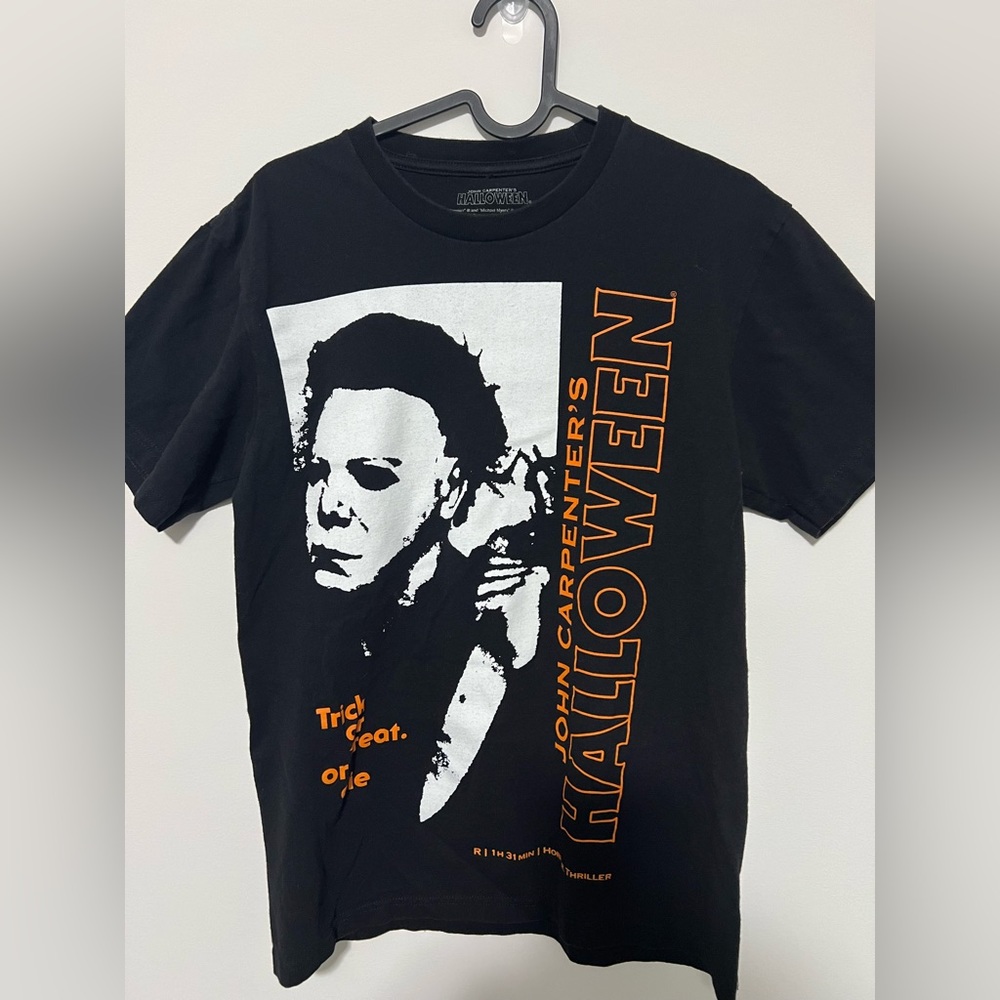 Mens, small, black tee